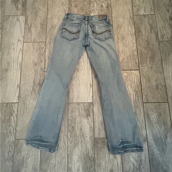 Y2K Refuge Light Wash Low Rise Bootcut  Jeans - Picture 3 of 9